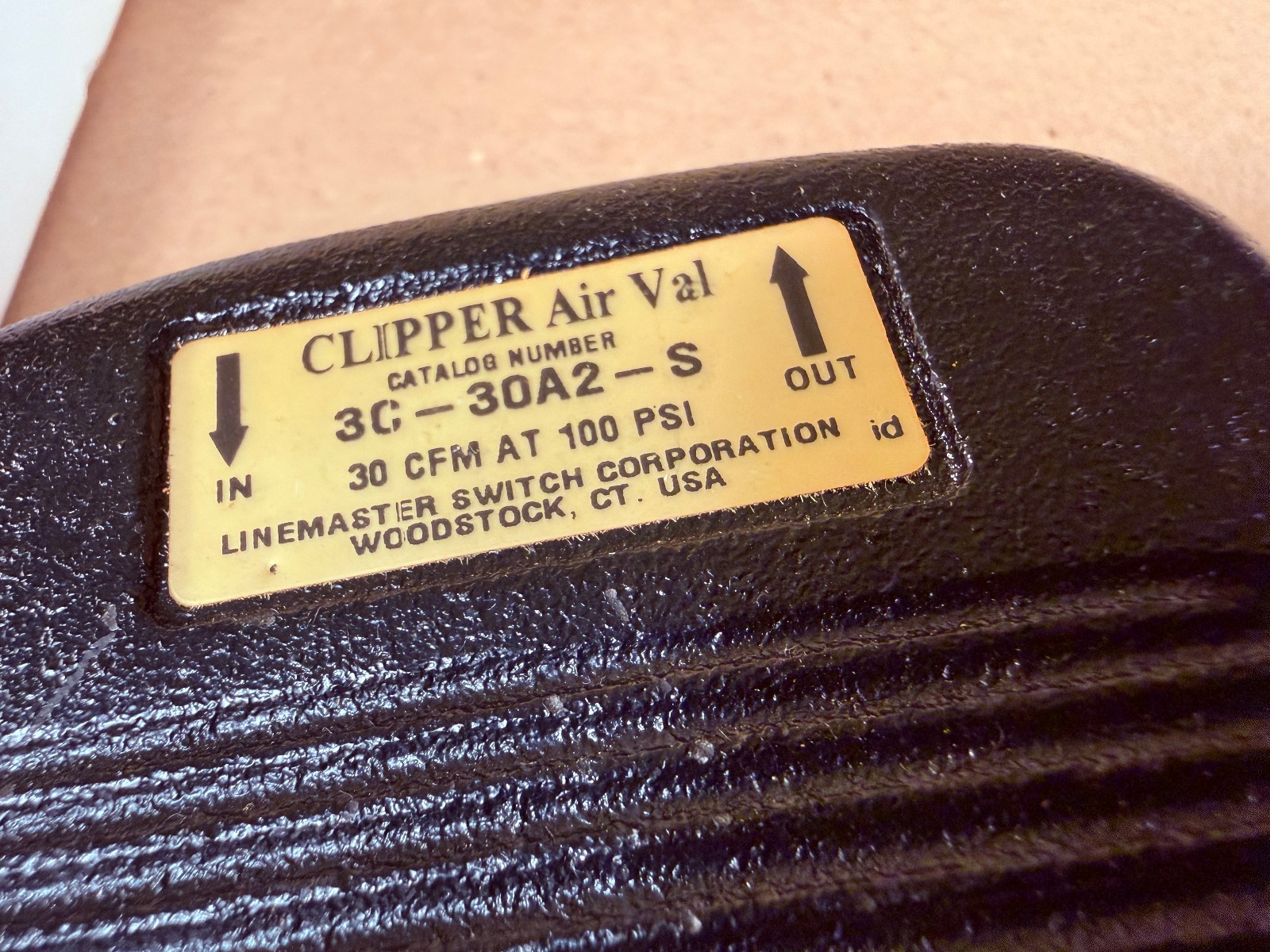 LINEMASTER 3C-30A2-S CLIPPER AIR VAL FOOT PEDAL w/ Box – FREE SHIPPING