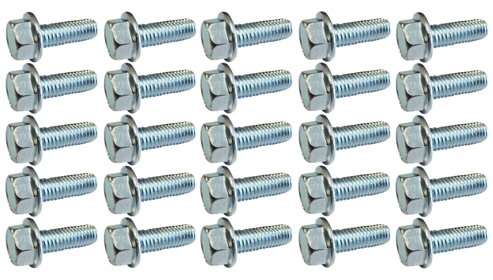 Vultron SP736 1/4-20 x 5/8″ Hex Serrated Head Flange Screw Bolt Lot of 25
