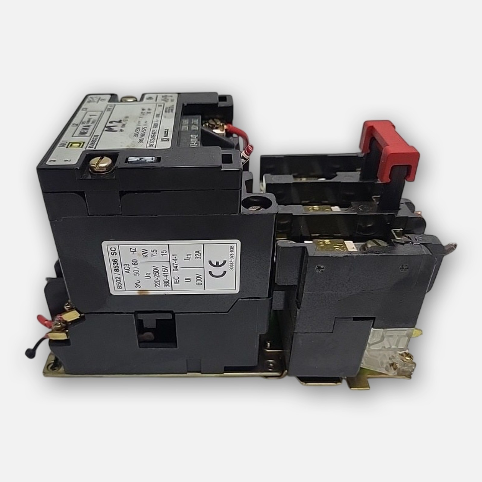 SQUARE D 8536SCG3S MOTOR STARTER NEMA SIZE 1, 110V/50Hz 120/60Hz