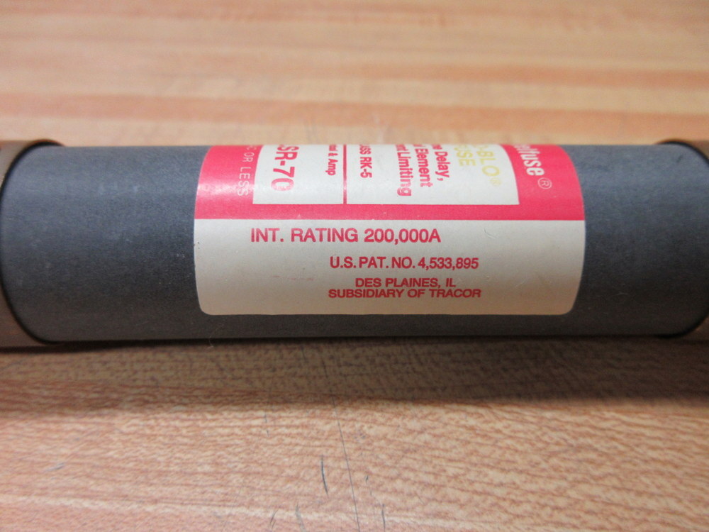 Littelfuse FLSR-70 Fuse Cross Ref 6A835 (Pack of 2)