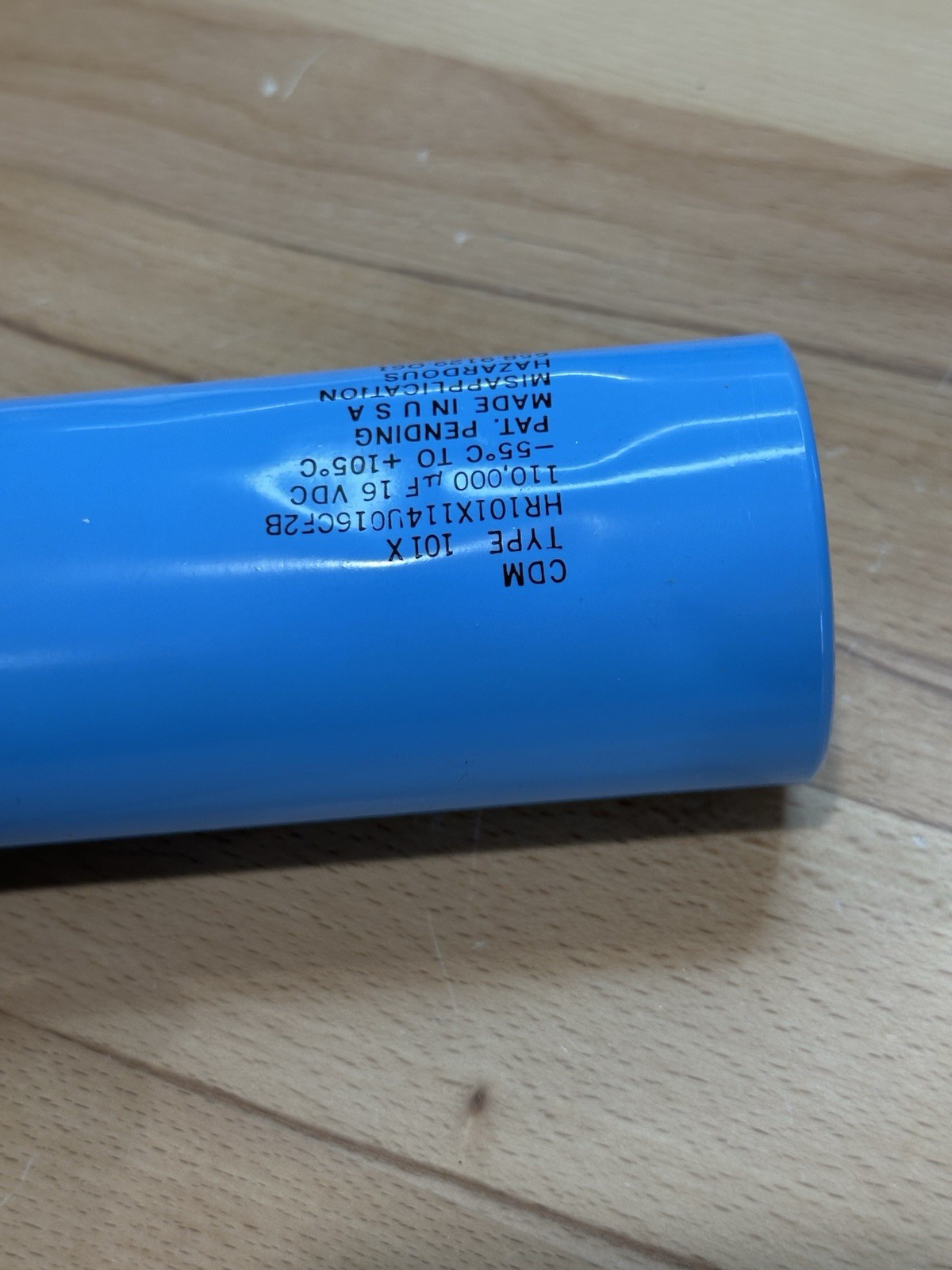 CDE CDM FIXED CAPACITOR HR101X114U016CF2B, 110,000 SCREW IN ADIRONDACK