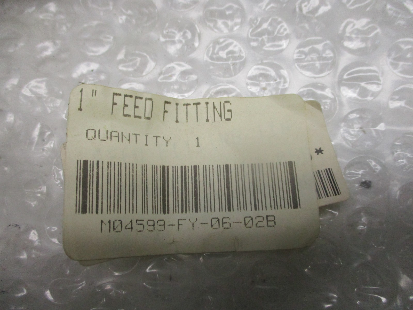 INDUSTRIAL SPARE M04599-FY-06-02B 1″ FEED FITTING NSNP