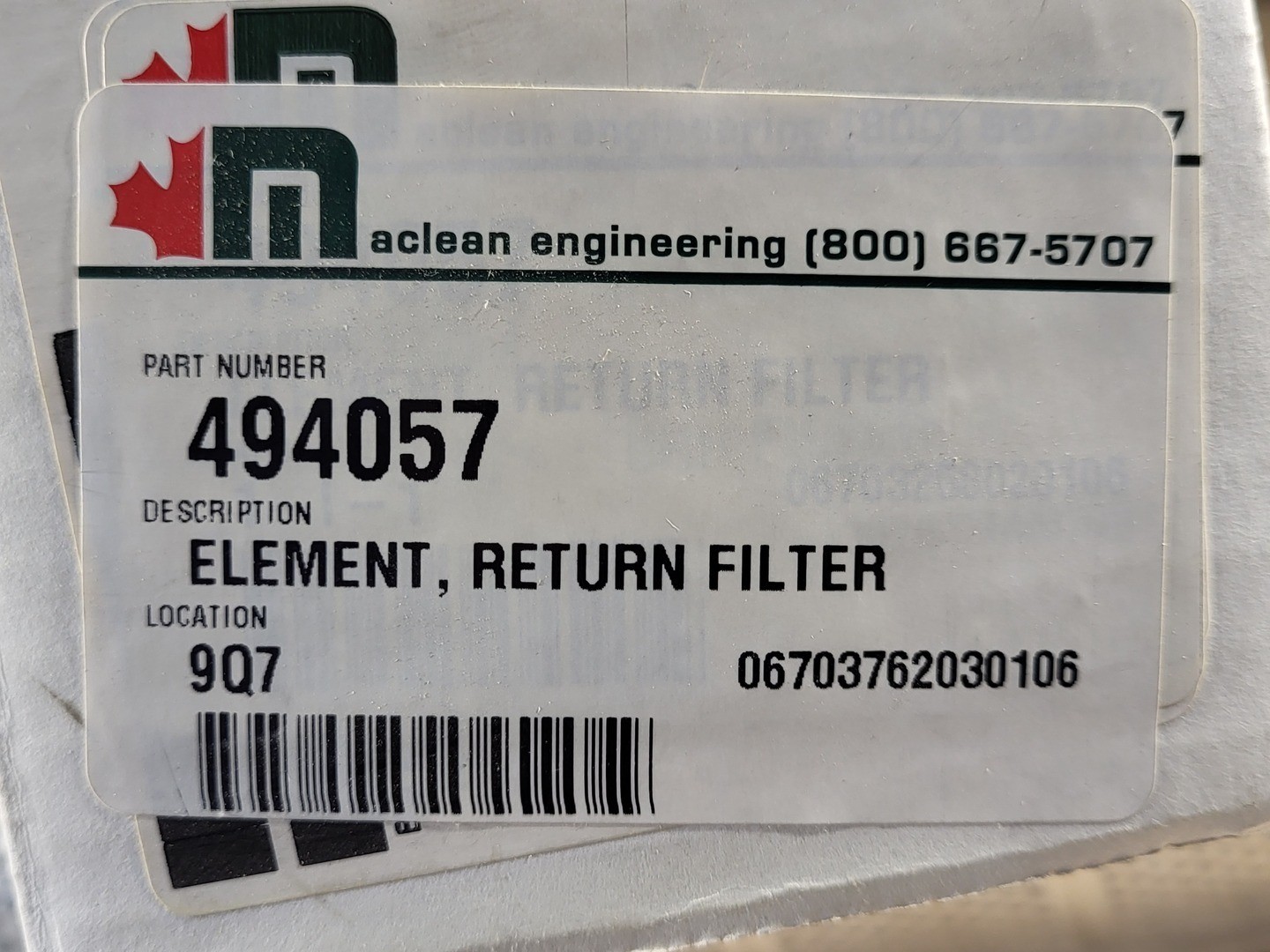 SURPLUS NEW MACLEAN Bolter Filter Package Kit F6L413FW Drill Maclean – Air