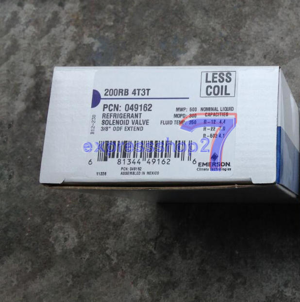 One Emerson 200RB 4T3T Solenoid Valve Fast delivery 200RB4T3T New