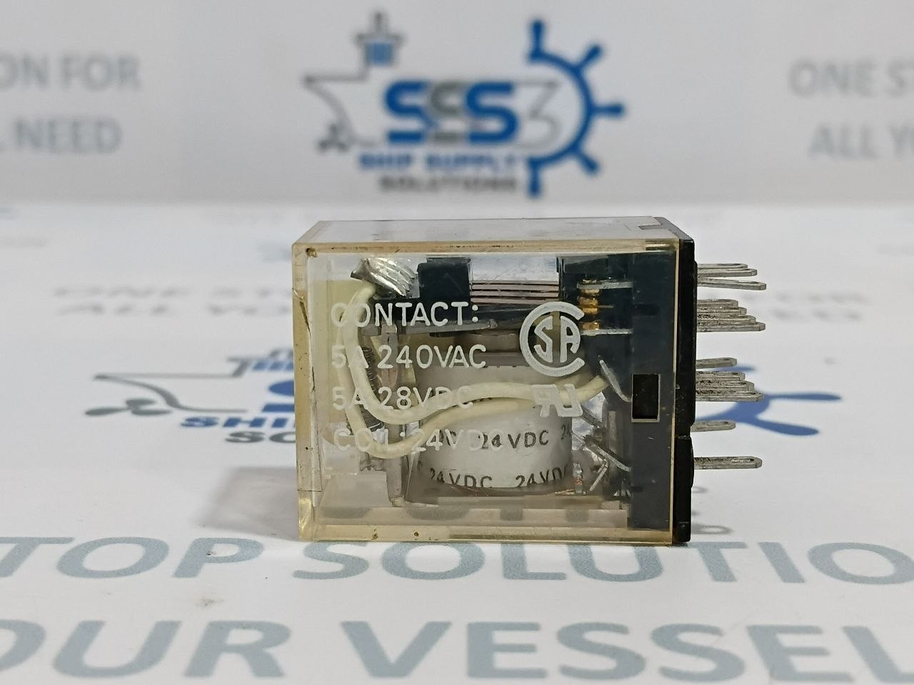 Omron MY4 24VDC Relay 5A 240VAC 5A 28VDC (Unused New)