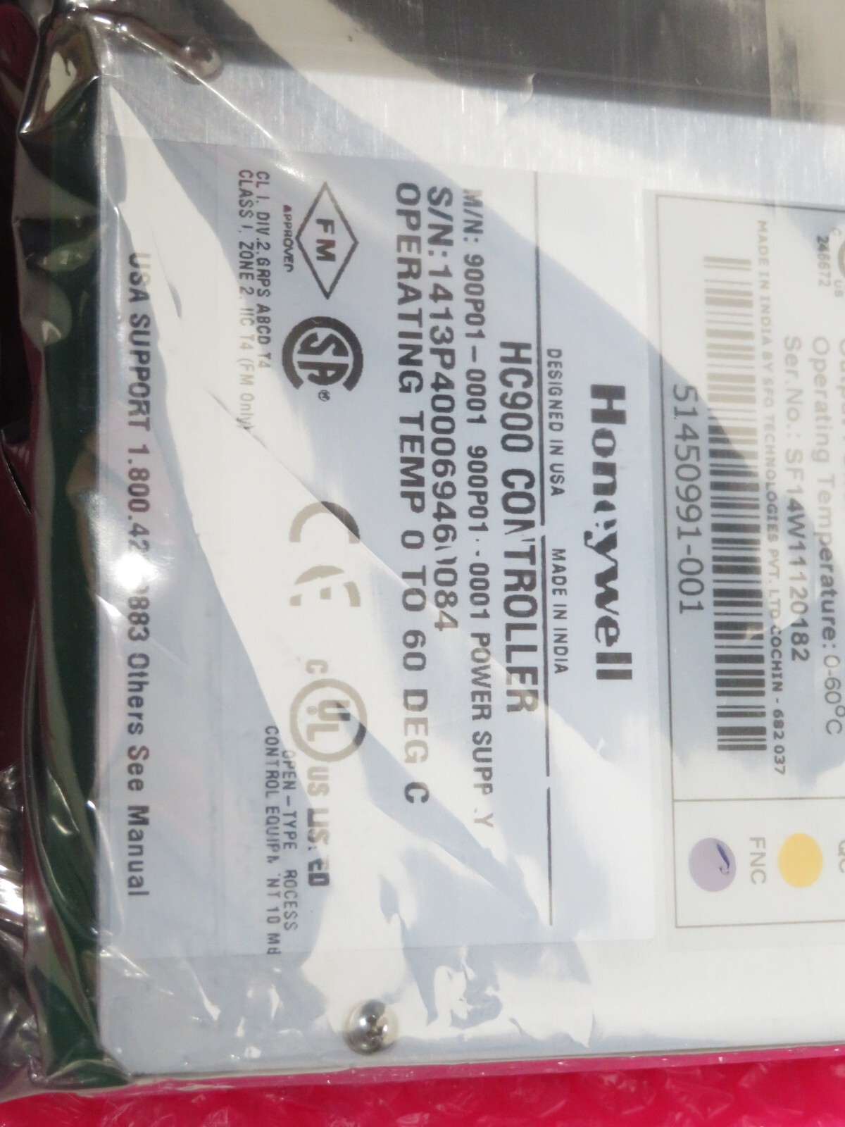 Honeywell HC900 900P01-0001 Power Supply NEW IN BOX