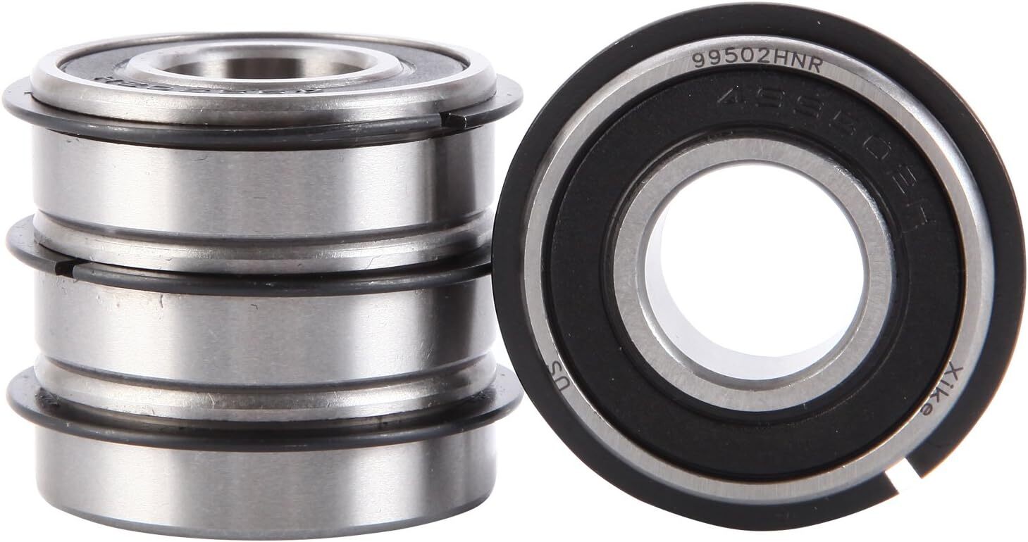 XIKE 4 Pack 99502HNR Wheel Hub Ball Bearing ID 5/8″ x OD 1-3/8″ x Width 7/16″ Do