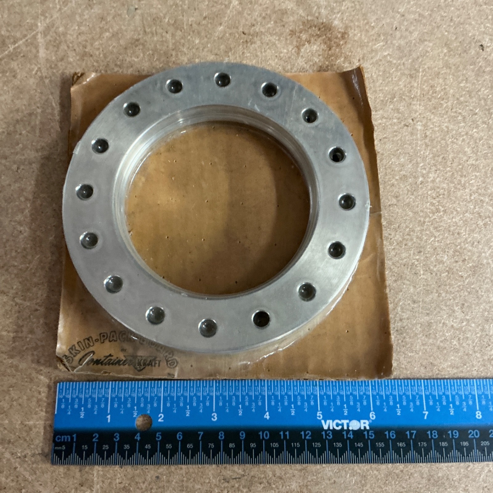 Huntington Stainless Steel 6.75″ CF Conflat Vacuum Flange New Sealed
