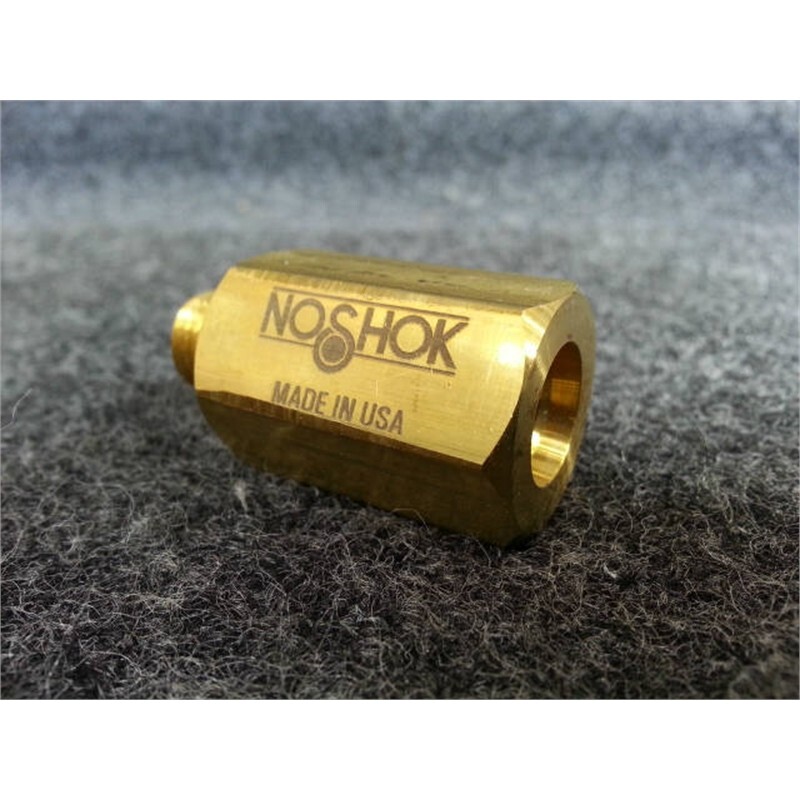 NOSHOK 1335 7/16-20″ X 7/16-20″ SAE Piston Type Brass Snubber Pressure Rating 5k