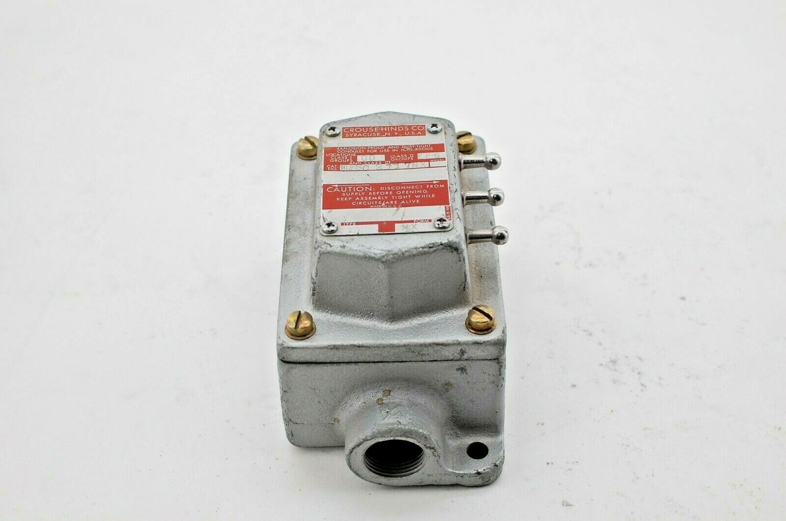 Crouse Hinds EFSC 2117NX Explosion Proof and Dust-Tight Condulet