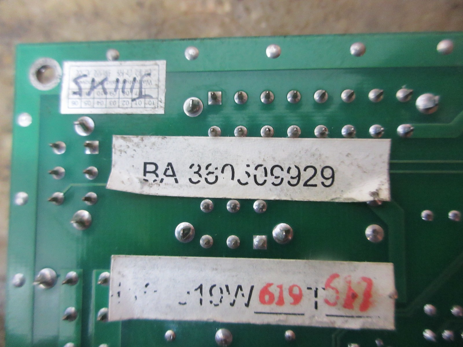 2012 AGIE CHARMILLES DRILL 300 EDM AUX-188C 360509928 BA 380509929 BOARD CNC