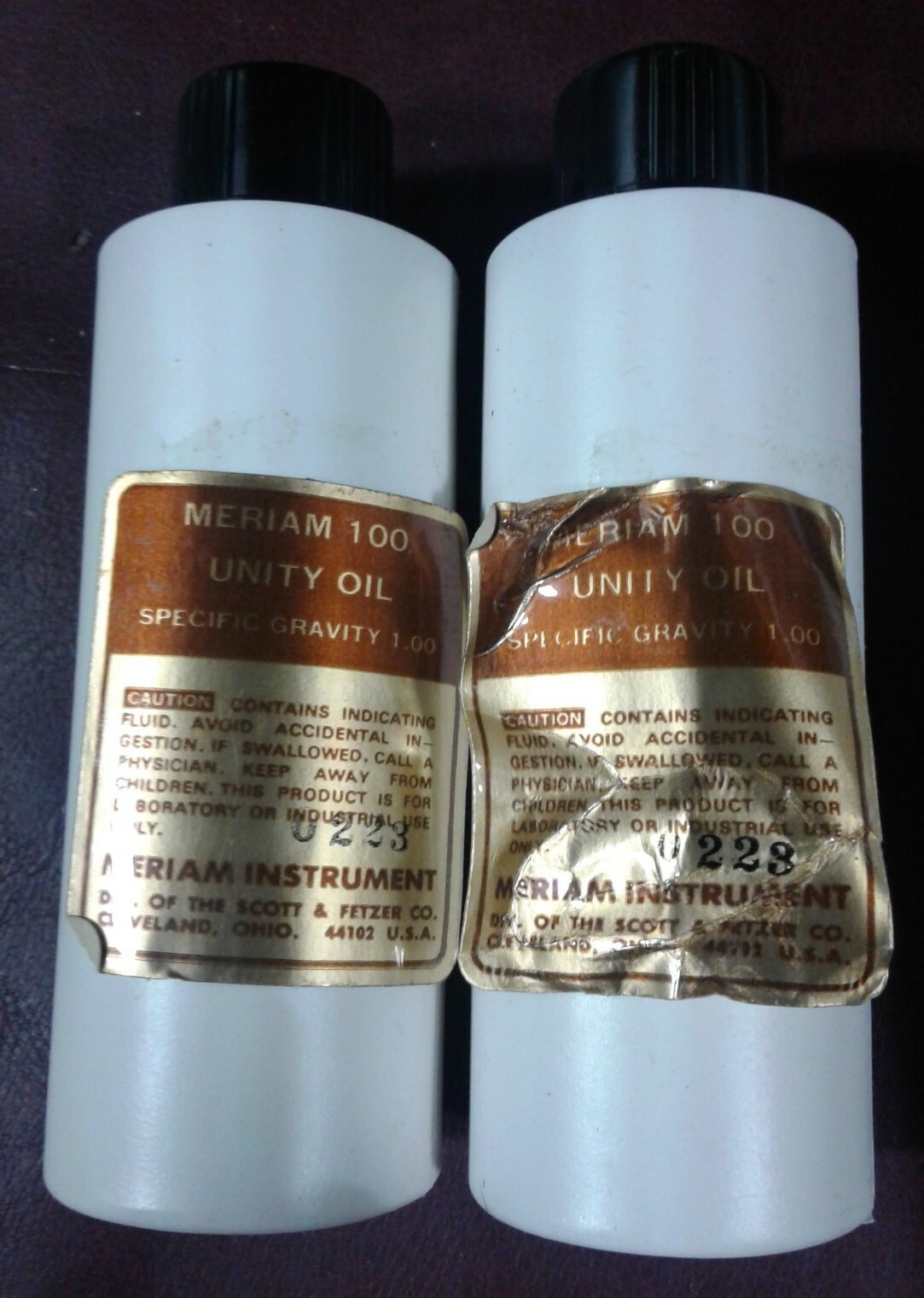 MERIAM 10AA25WM 20″ Range. U Type Manometer