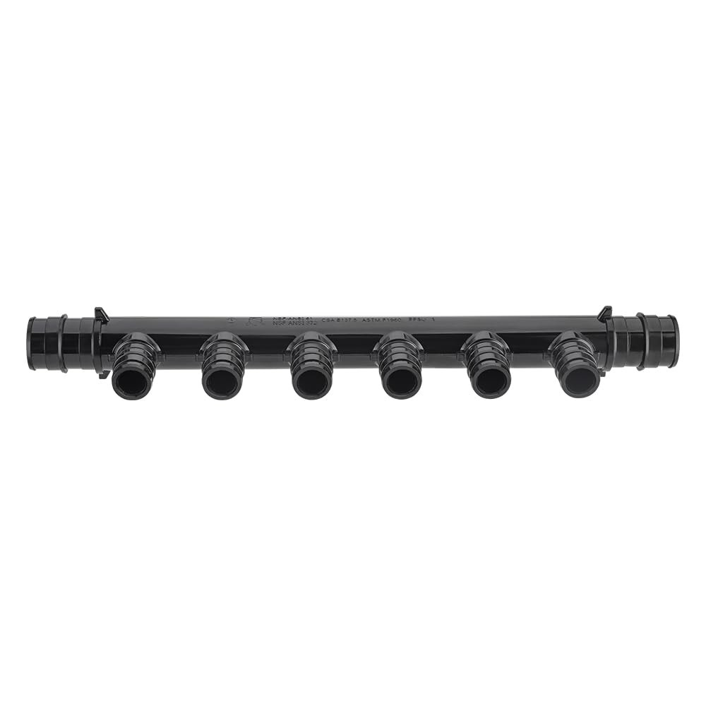 (Pack of 2) Pex Manifold 6 Outlets Open Pex-A Expansion Poly PPSU Manifold 3/…
