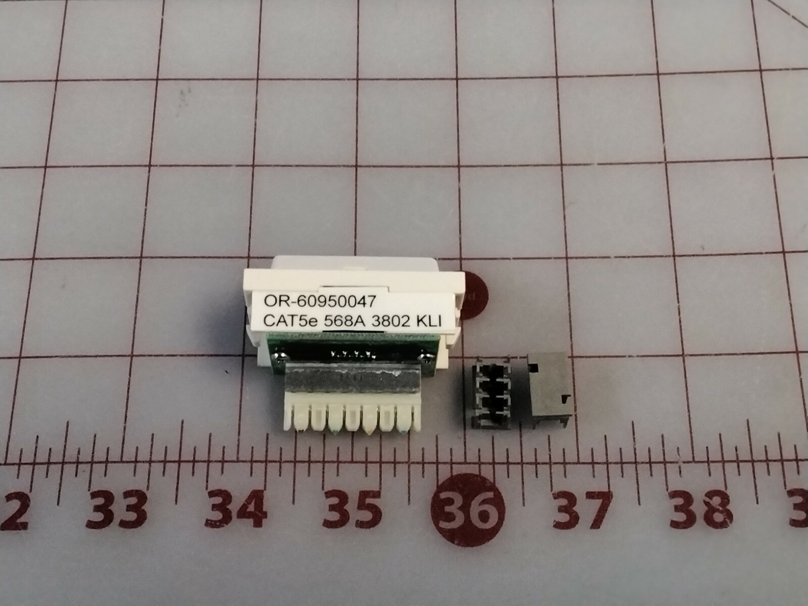 ORTRONICS OR-60950047 PCB MODULE CAT 5 UNKEYED 1/8 P8C (Lot of 17)