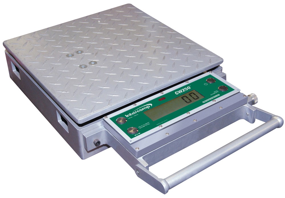 Intercomp CW250 Platform Scale 1,500 x 0.5 lb Capacity RFX Wireless Weighing