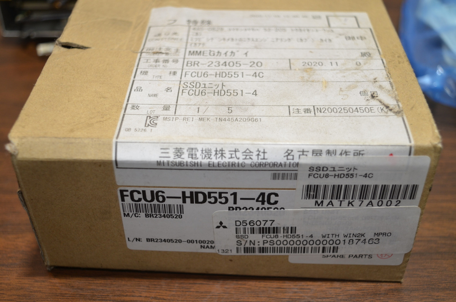 NEW!MITSUBISHI FCU6-HD341-1 HDD Unit Windows 2000 INV=32262
