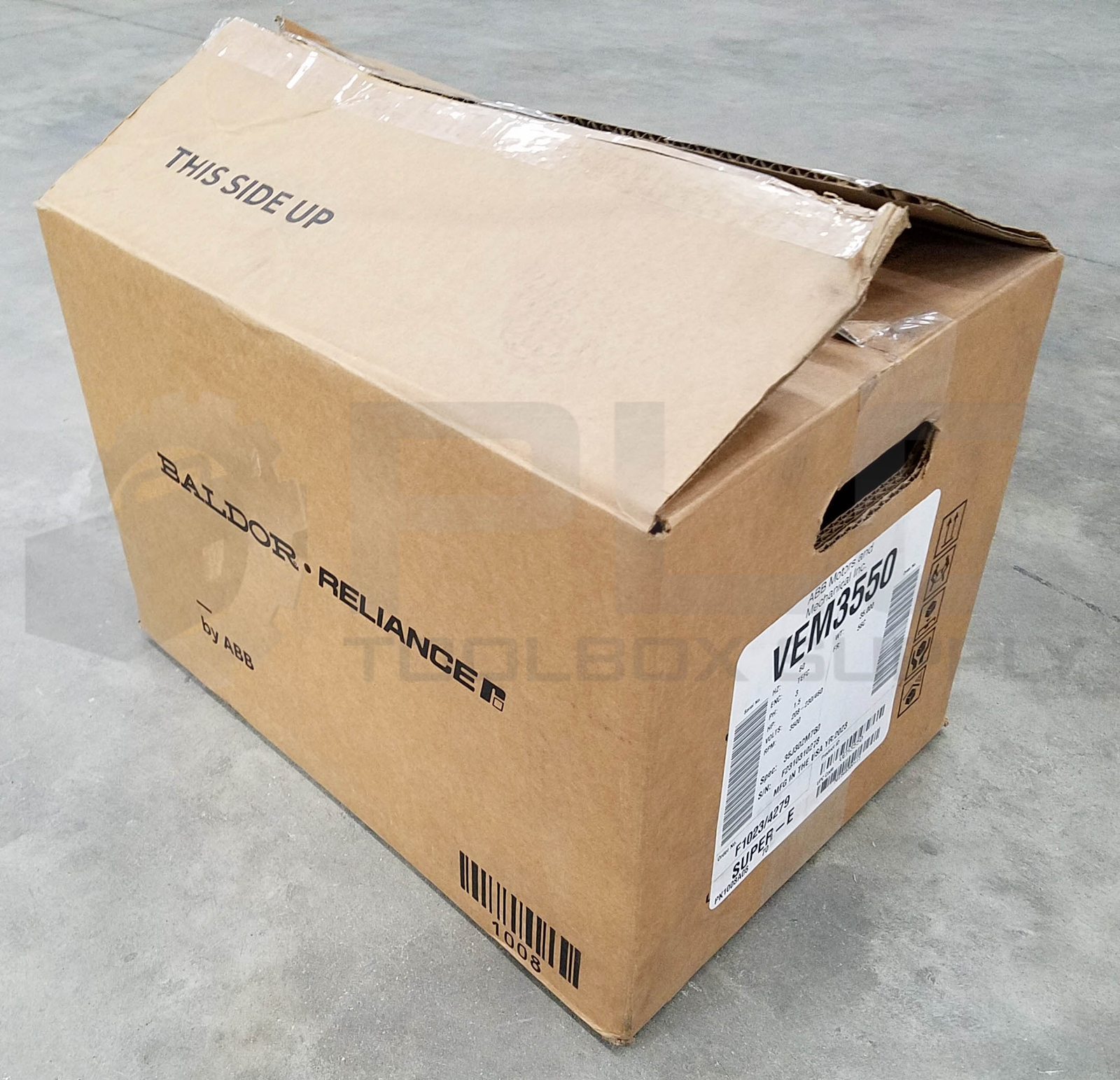 NEW BALDOR VEM3550 MOTOR 1.5HP 3PH 3500RPM FR: 56C, 35J302M760