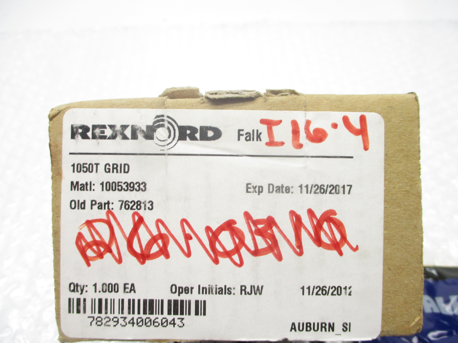 REXNORD 762813 1050T GRID NSMP.