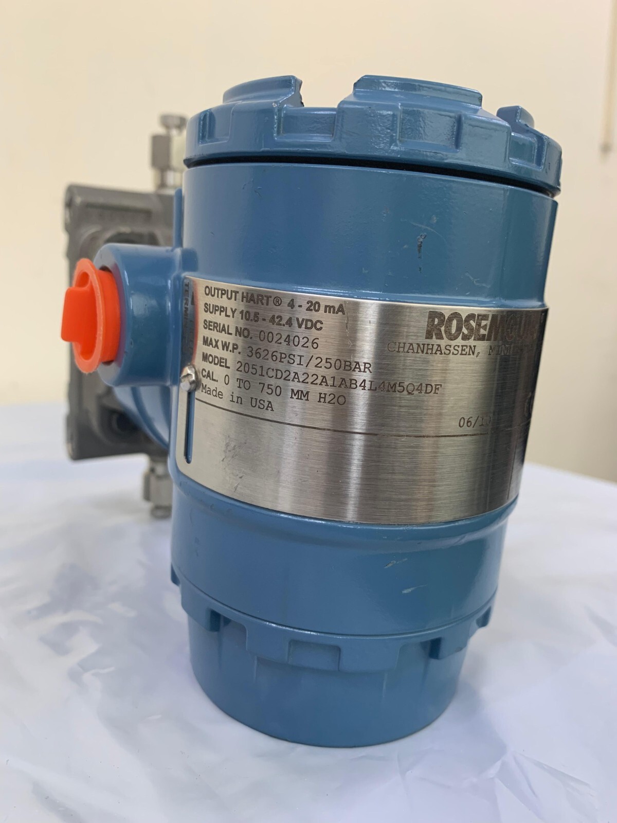 Rosemount / 2051 Pressure Transmitter / 2051CD2A22A1AB4L4M5Q4DF / 0 – 750 MM H2O