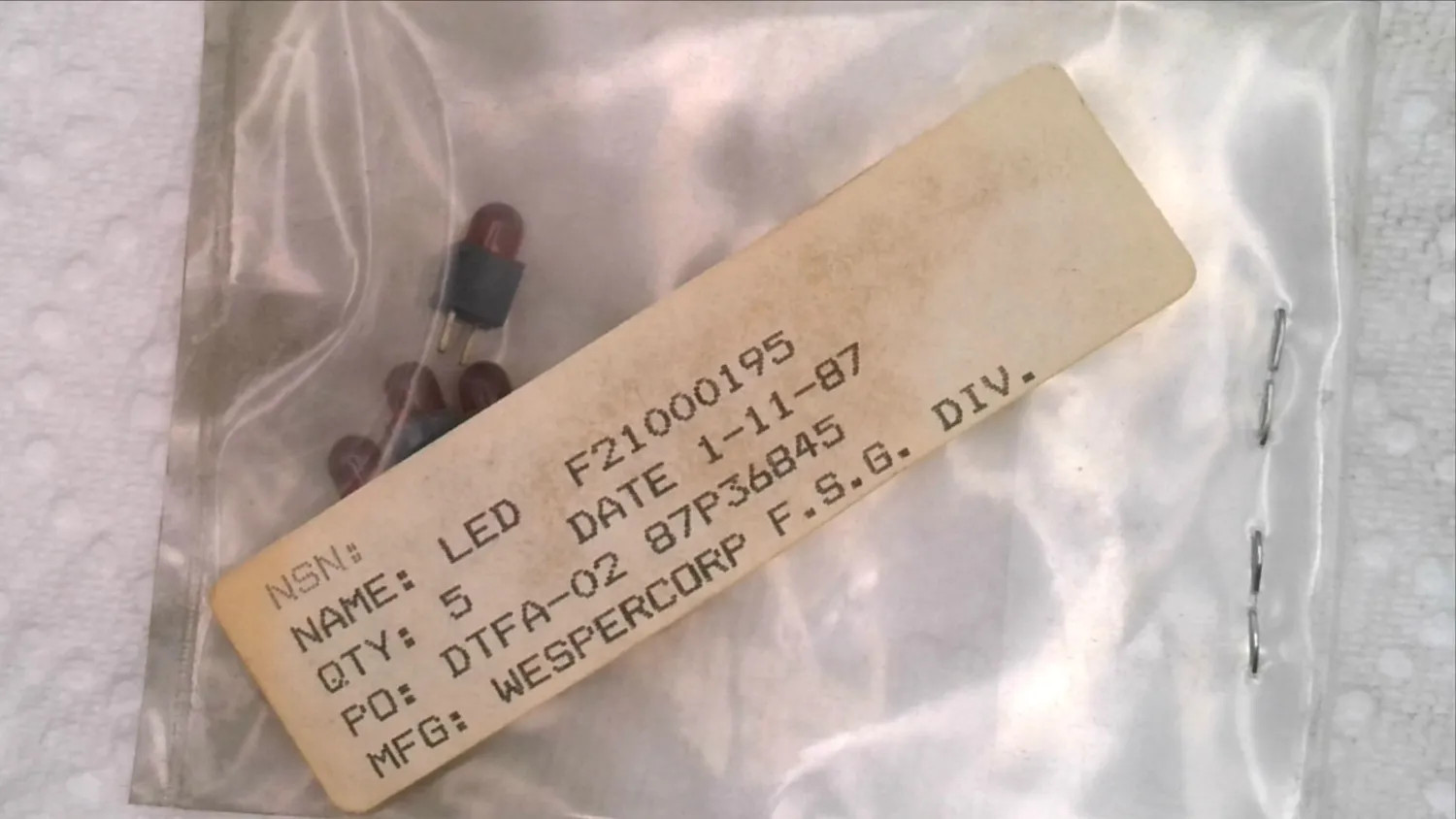WESPERCORP FSG INC F17007030 MICROCIRCUIT, DIGITAL (LOT OF 3)