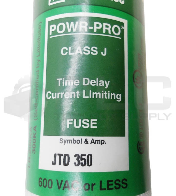 NEW LITTELFUSE JTD 350 TIME DELAY FUSE 350A 600VAC
