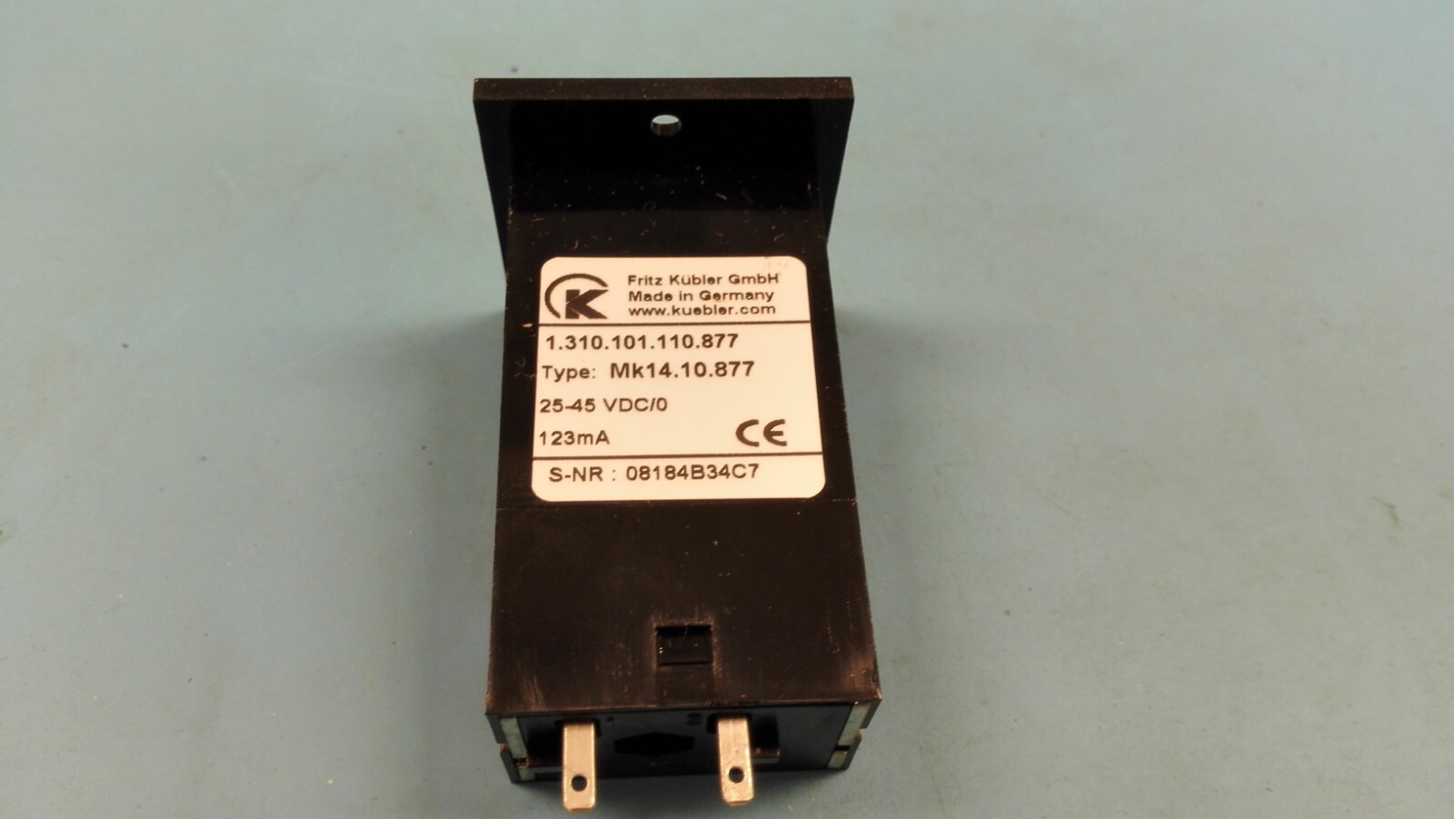 Fritz Kuebler 1.310.101.110.877 Counter Total Non-Reset 25-45vdc/0 , a0.123