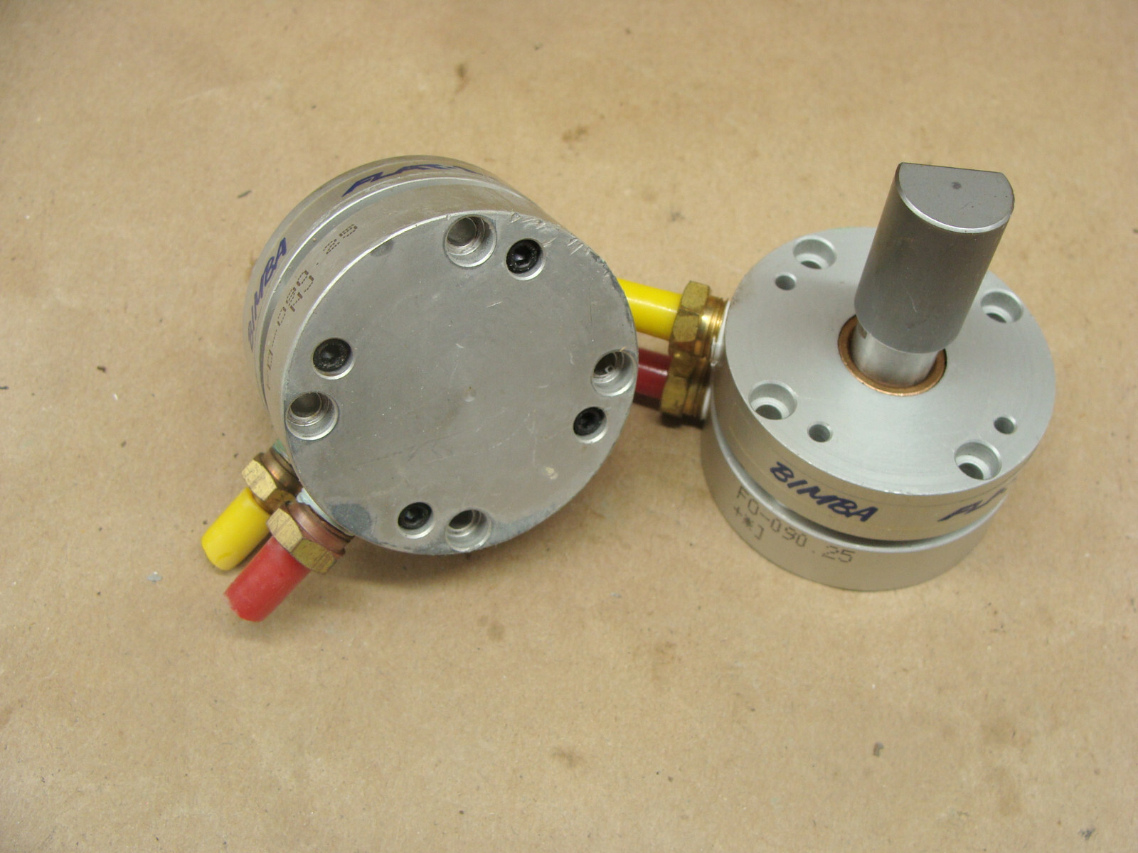 BIMBA FLAT-1 FO-090.25 PNEUMATIC CYLINDER LOT OF 2