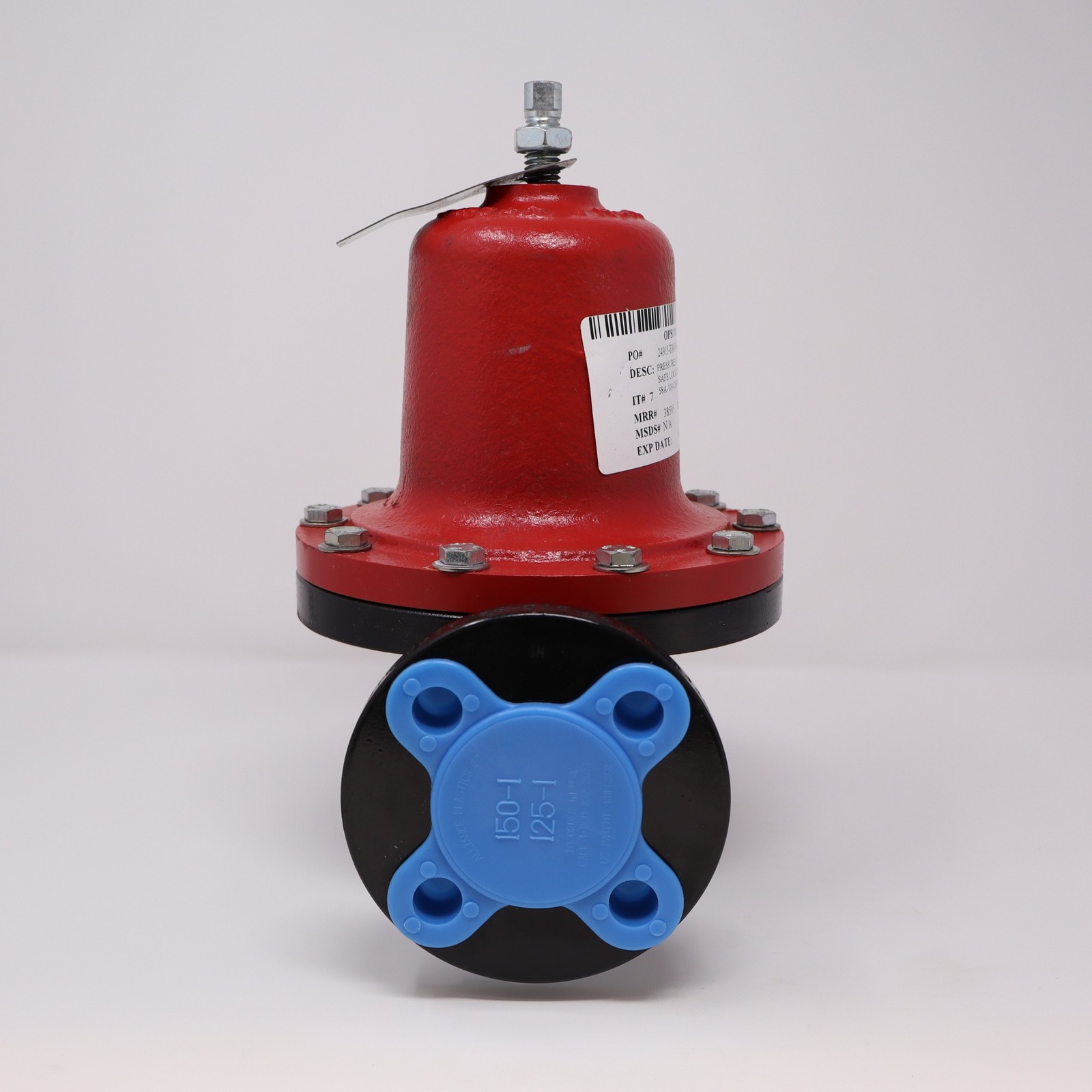 Jordan Valve Mark 58A Back Pressure Regulator 285psi-max CS Body