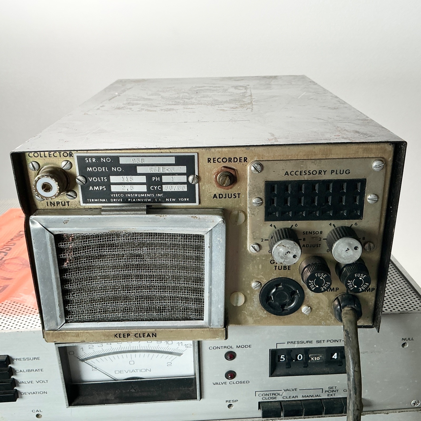 Veeco Instruments Vintage Lab Equipment Lot of 5 Test Units MIT USAF Provenance