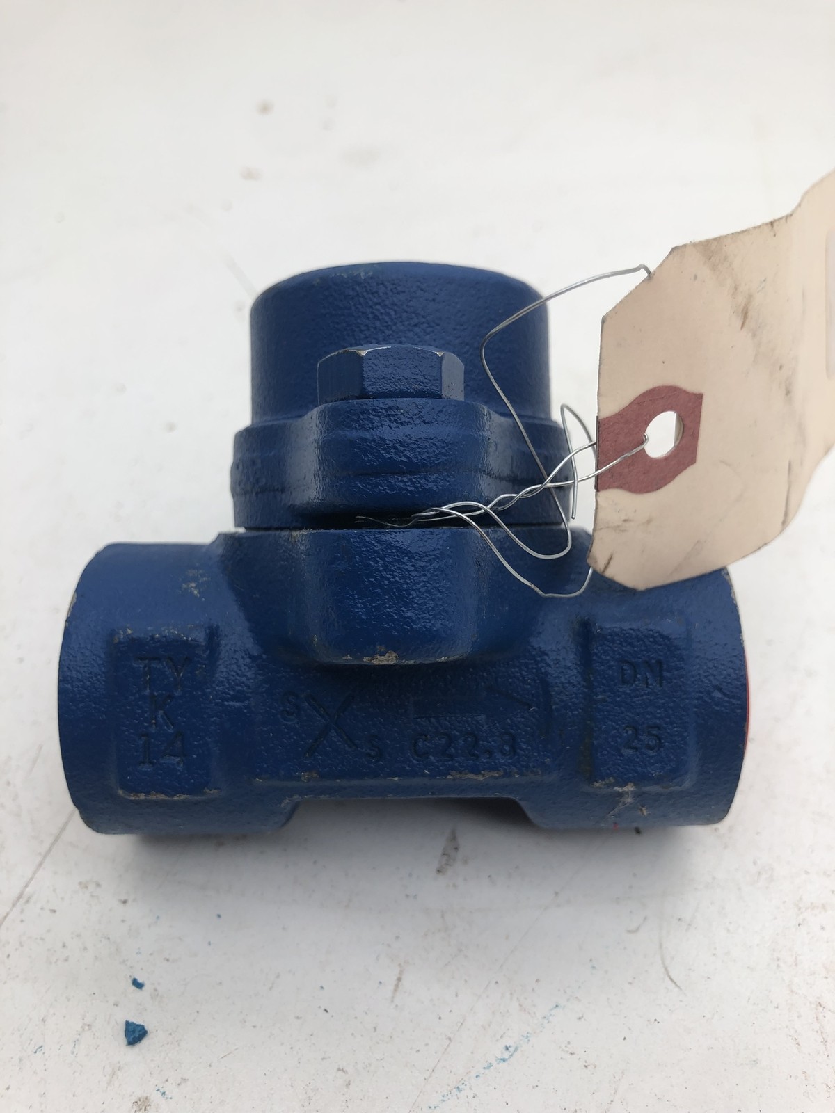 Spirax-Sarco BPC32 Thermostatic Steam Trap Less Strainer Socket Weld 465 Psi 1″