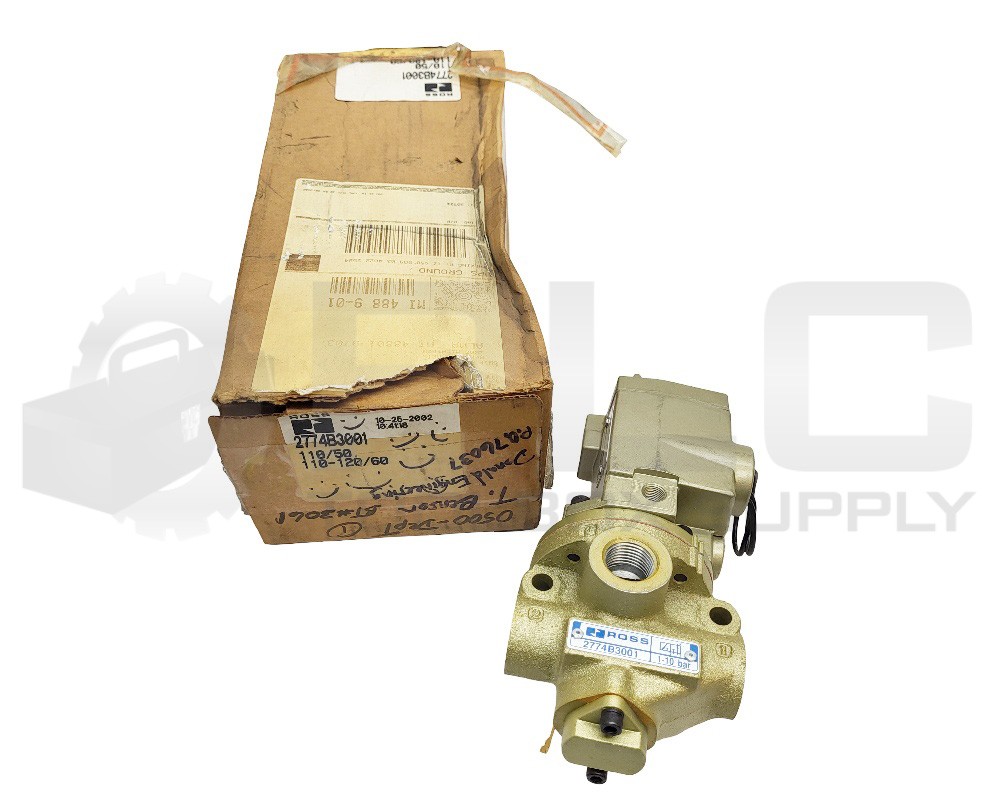NEW ROSS CONTROLS 2774B3001 SOLENOID VALVE 1-10BAR *READ*