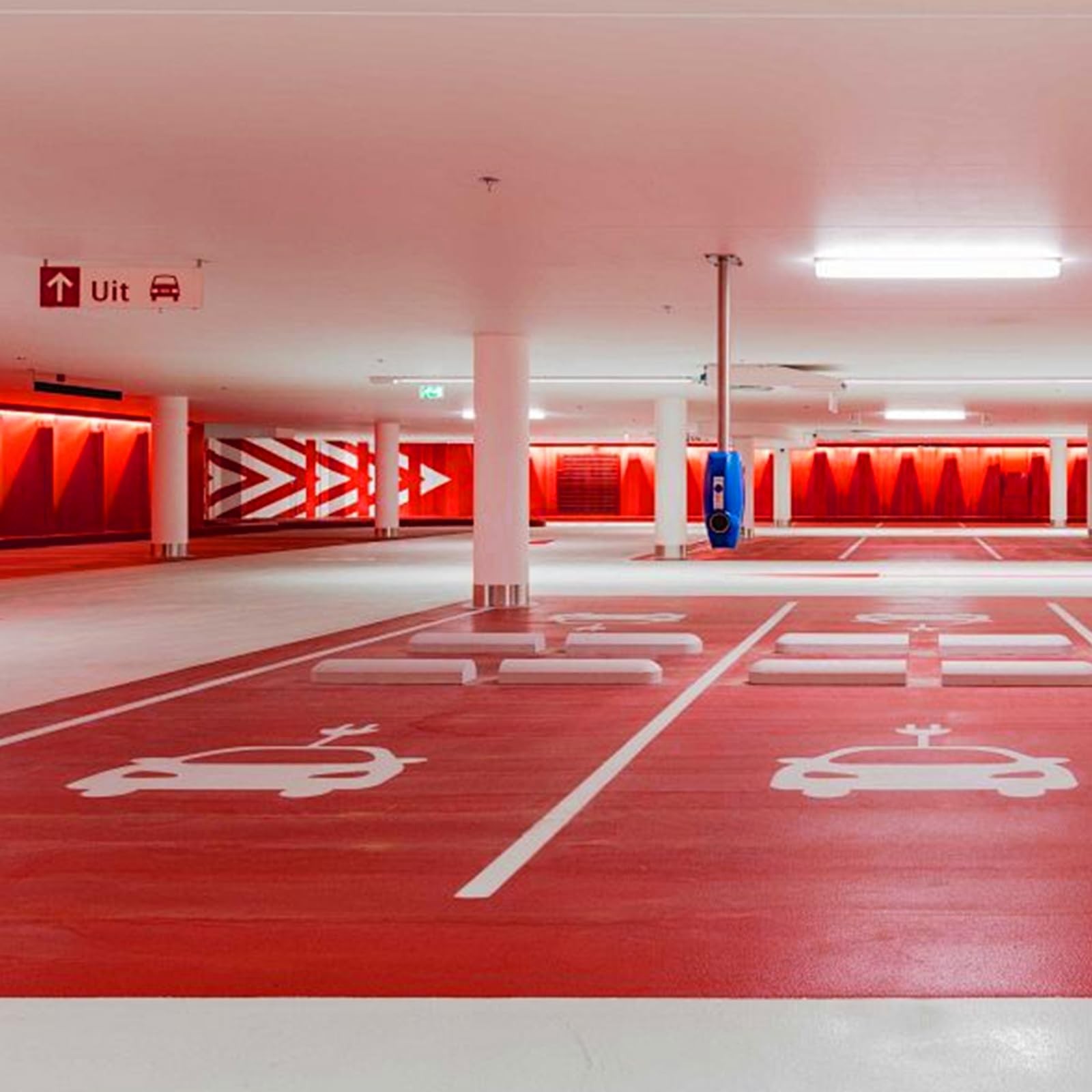 Professional Epoxy Floor Paint Kit (1 Gallon) -Red Acrylic Concrete Coating f…
