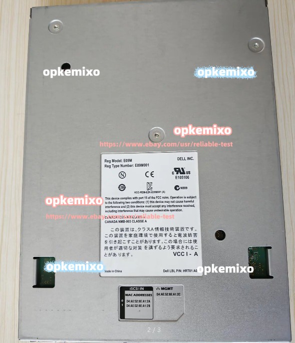 1pc USED TYPE12 EqualLogic Iscsi E09M001 Controller