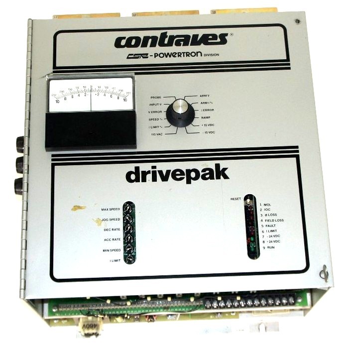 REPAIRED CONTRAVES CSR POWERTRON A6368G01 DRIVEPAK DRIVE 2FDA6368G01 D80103-473