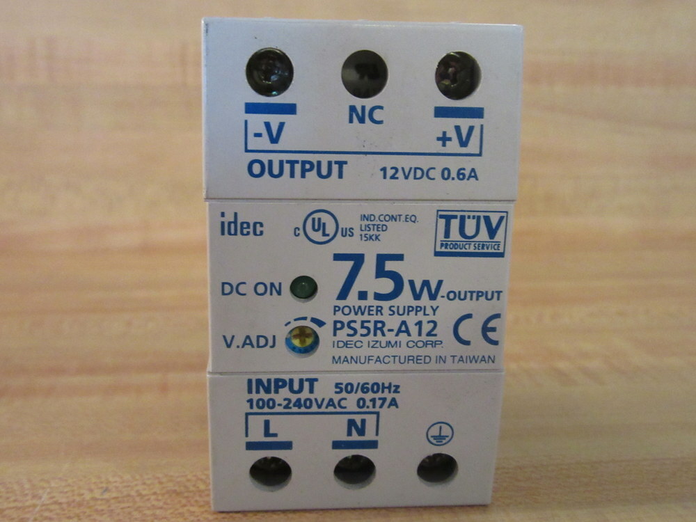 IDEC/ IZUMI PS5R-A12 Power Supply PS5RA12