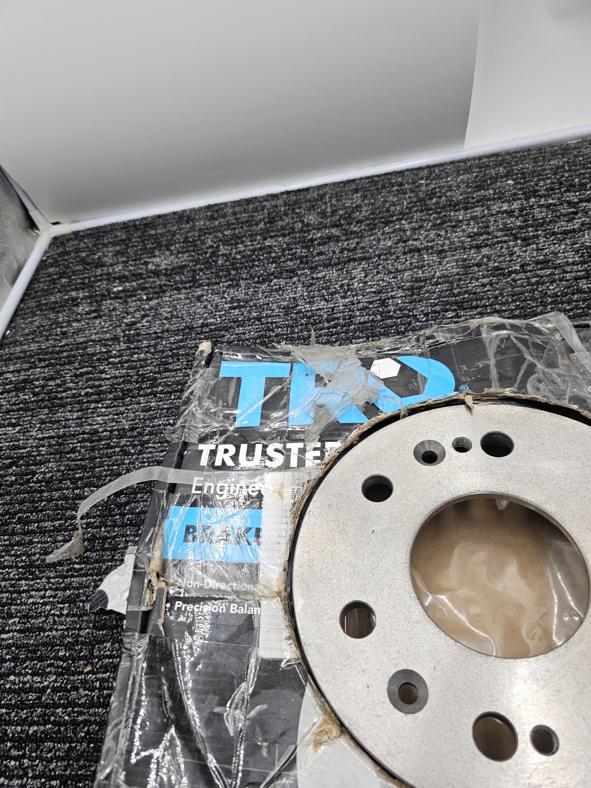 TRQ Disc Brake Rotor Lug Silver Replacement BRA73970