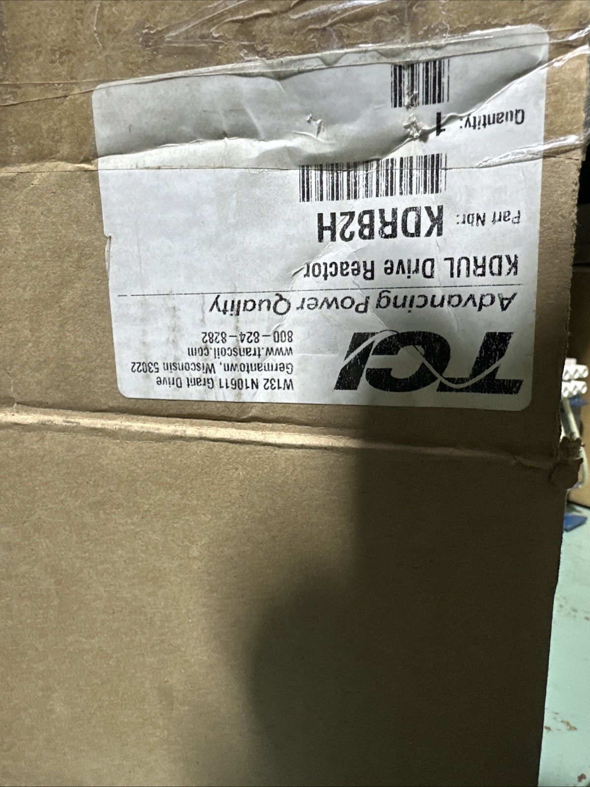 TCI TRANS-COIL KDRB2H KDR DRIVE REACTOR 3-PHASE 27A MAX