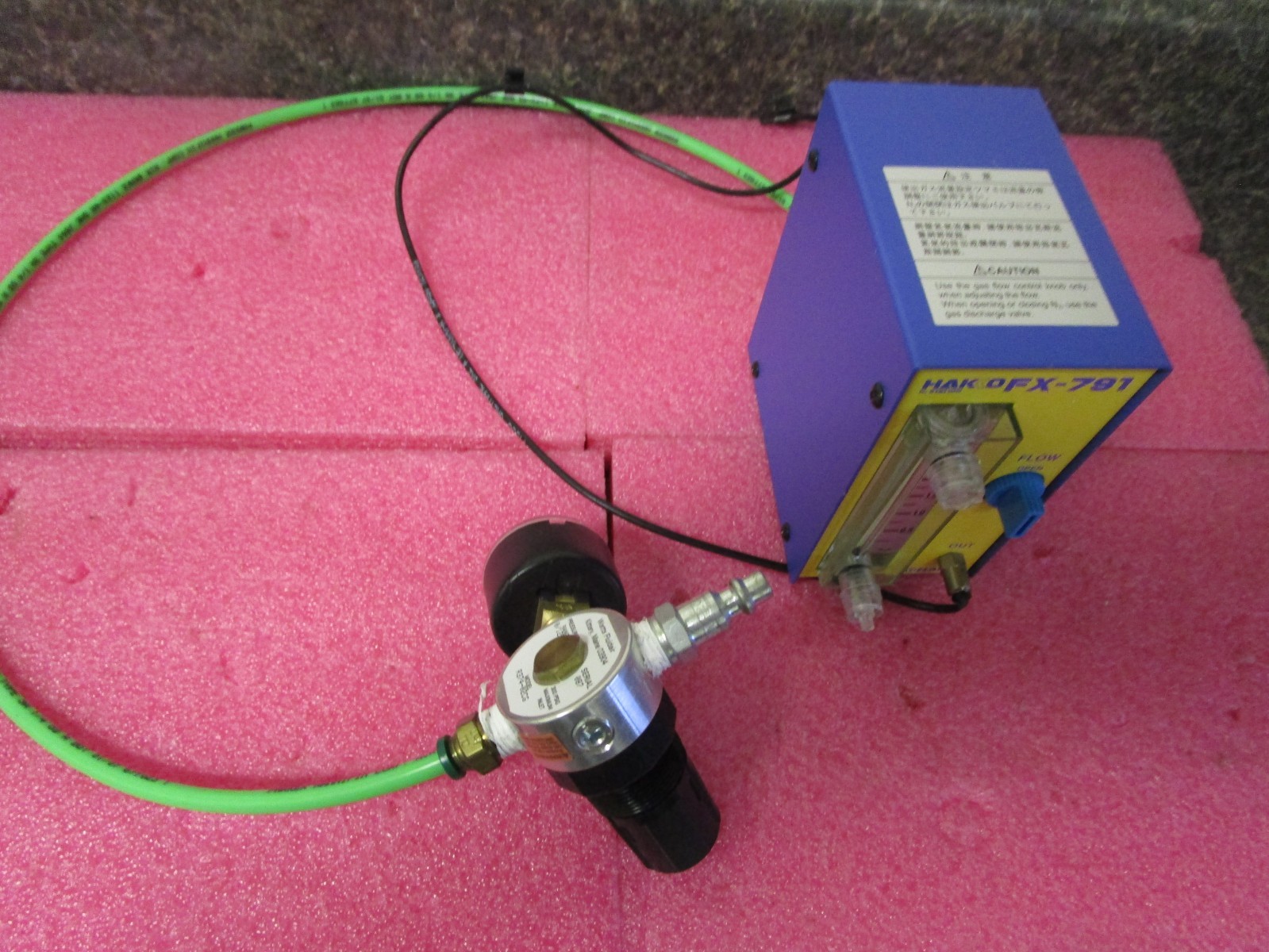 Hakko FX-791-01 Nitrogen Controller with Watt Fuildair R374-02CG