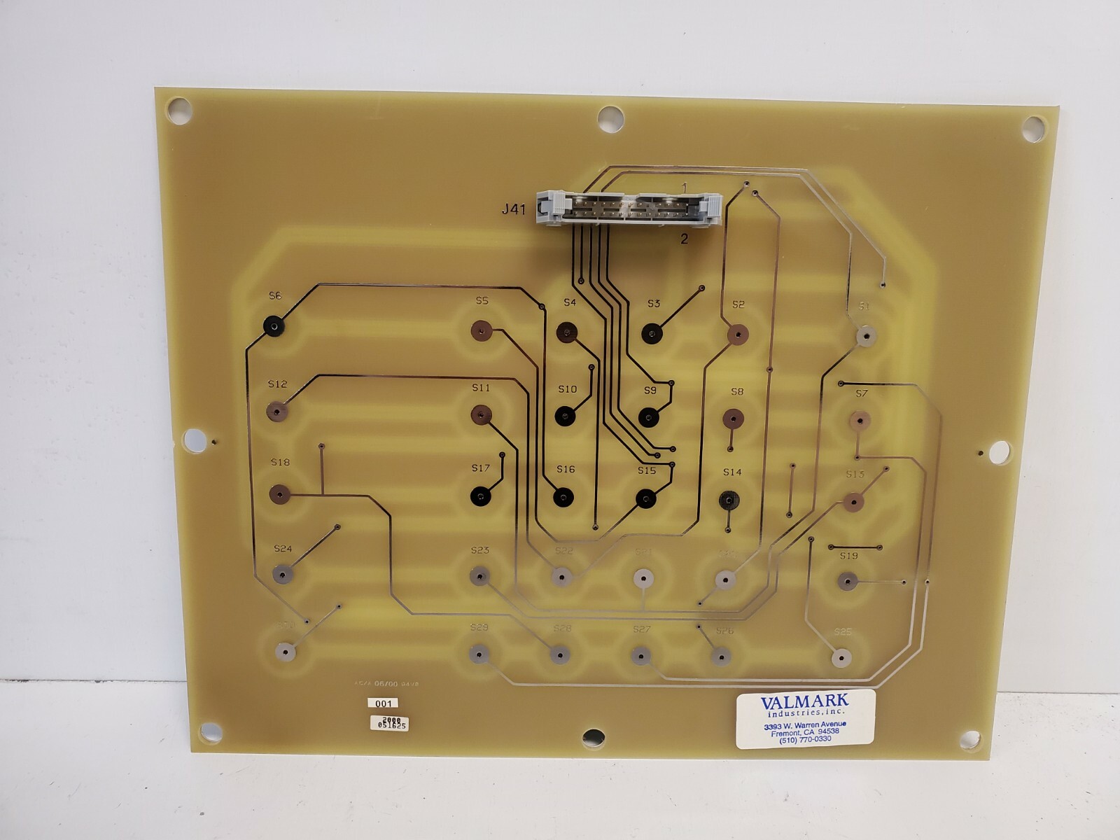 USED! MICROSCAN AC/A06/00 94V0 DATA PANNEL 051625