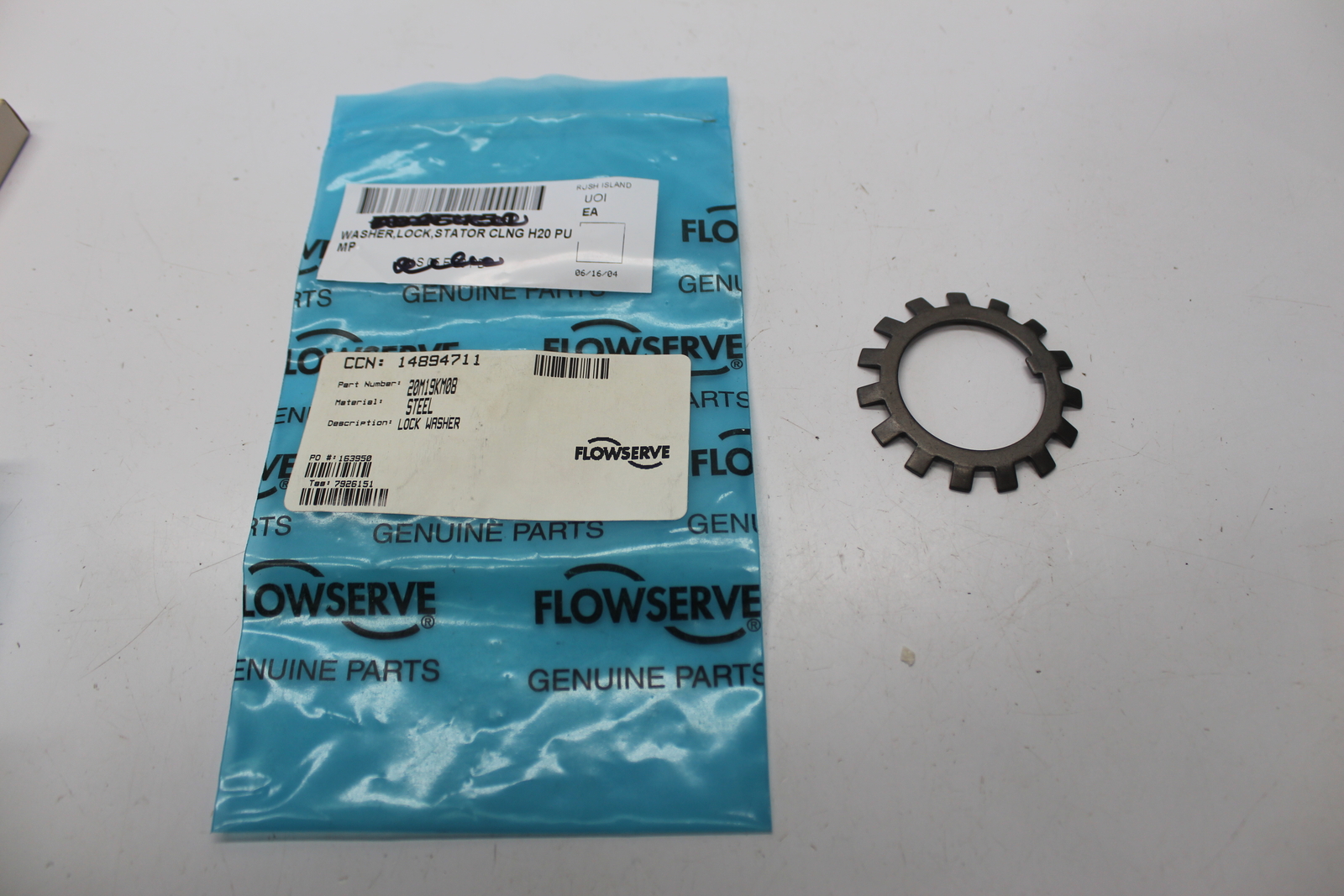 FLOWSERVE 20M19KM08 LOCK WASHER NSMP