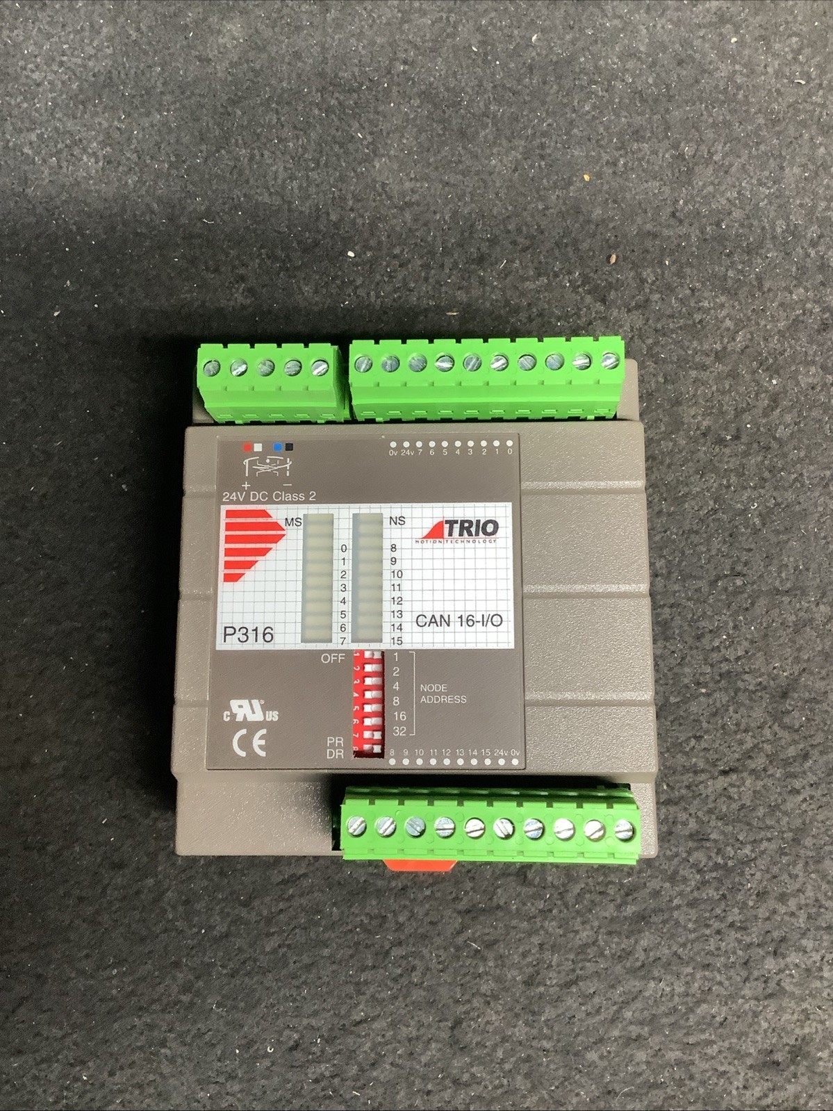 Trio Motion Digital Input/Output Expansion Module P316 CAN 16-I/O 24VDC(st1230)