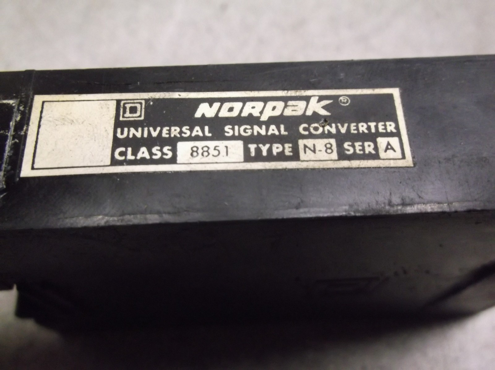 Square D Norpak Universal Signal converter 8851 Type N-8 *FREE SHIPPING*