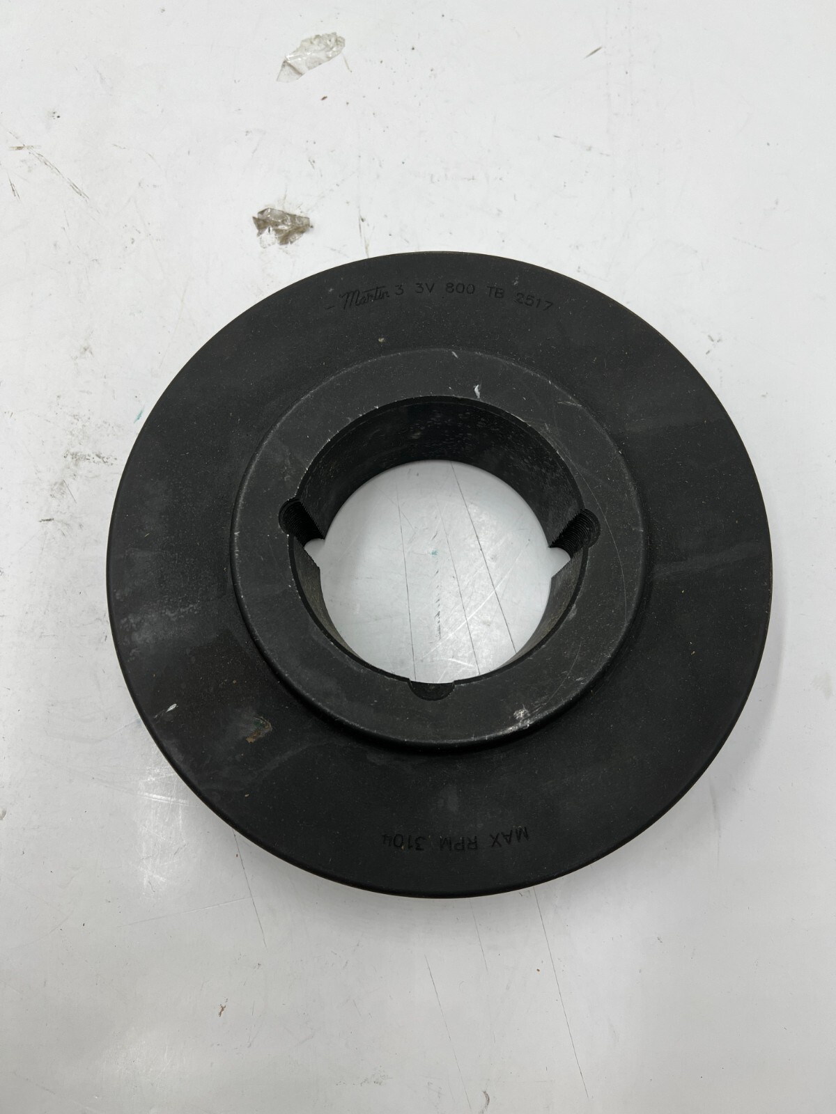 Martin 3 3V 800 TB TB Sheave Bushing Bore 3 Groove V-Belt Pulley 2517 Cast Iron