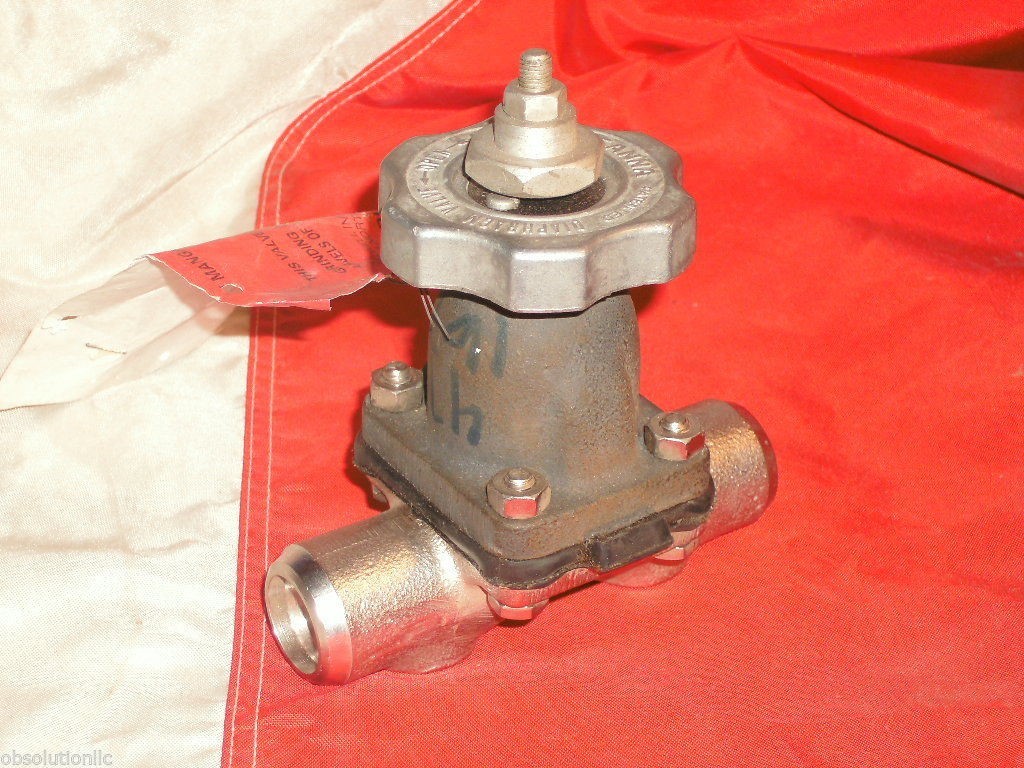 Hills McCanna CF3M DIAPHRAGM VALVE 3/4″ BUTT WELD CAST 316L A03-1006