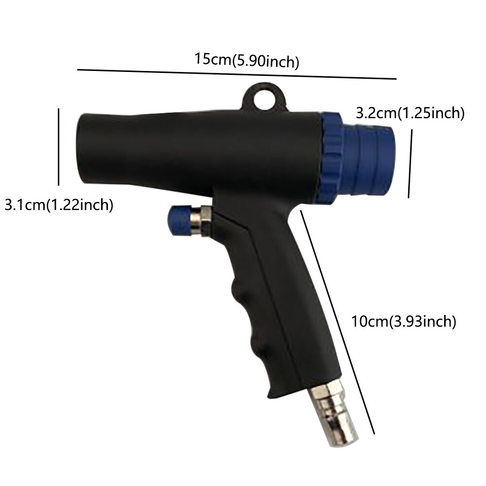 Dual Function Air Vacuum Blow Gun Pneumatic Tools Cleaner Cleaning Tools 90PSI