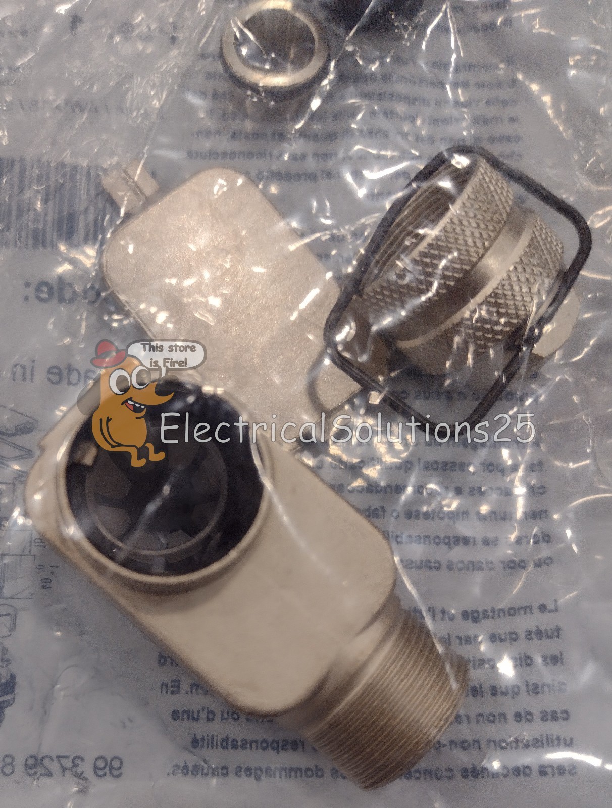 New Murr 7000-14581-0000000 M12 D-Coded Cat5 Ethernet Connector – Free Shipping