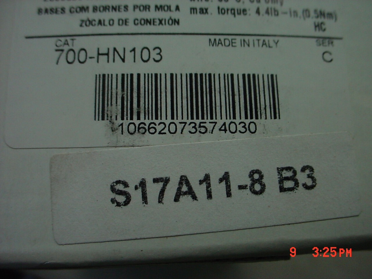 Lot of 4 Allen Bradley 14 Blade Socket 700-HN103 NEW