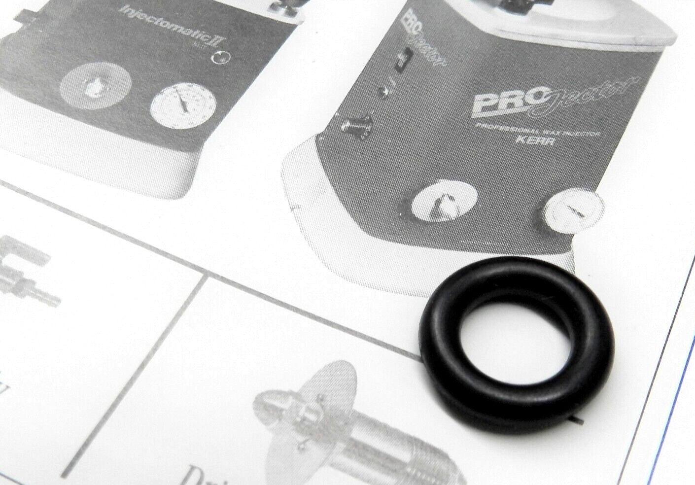 KERR Nozzle Rubber O-Ring Replacement Part for Wax Injector Nozzle Seal Gasket