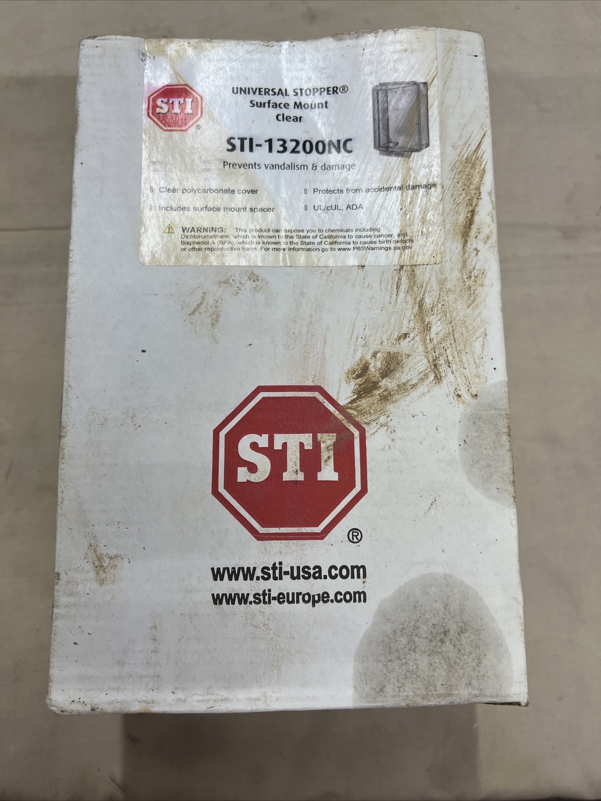 Safety Technology International STI-13200NC, Enclose Protective Cover Box Wear