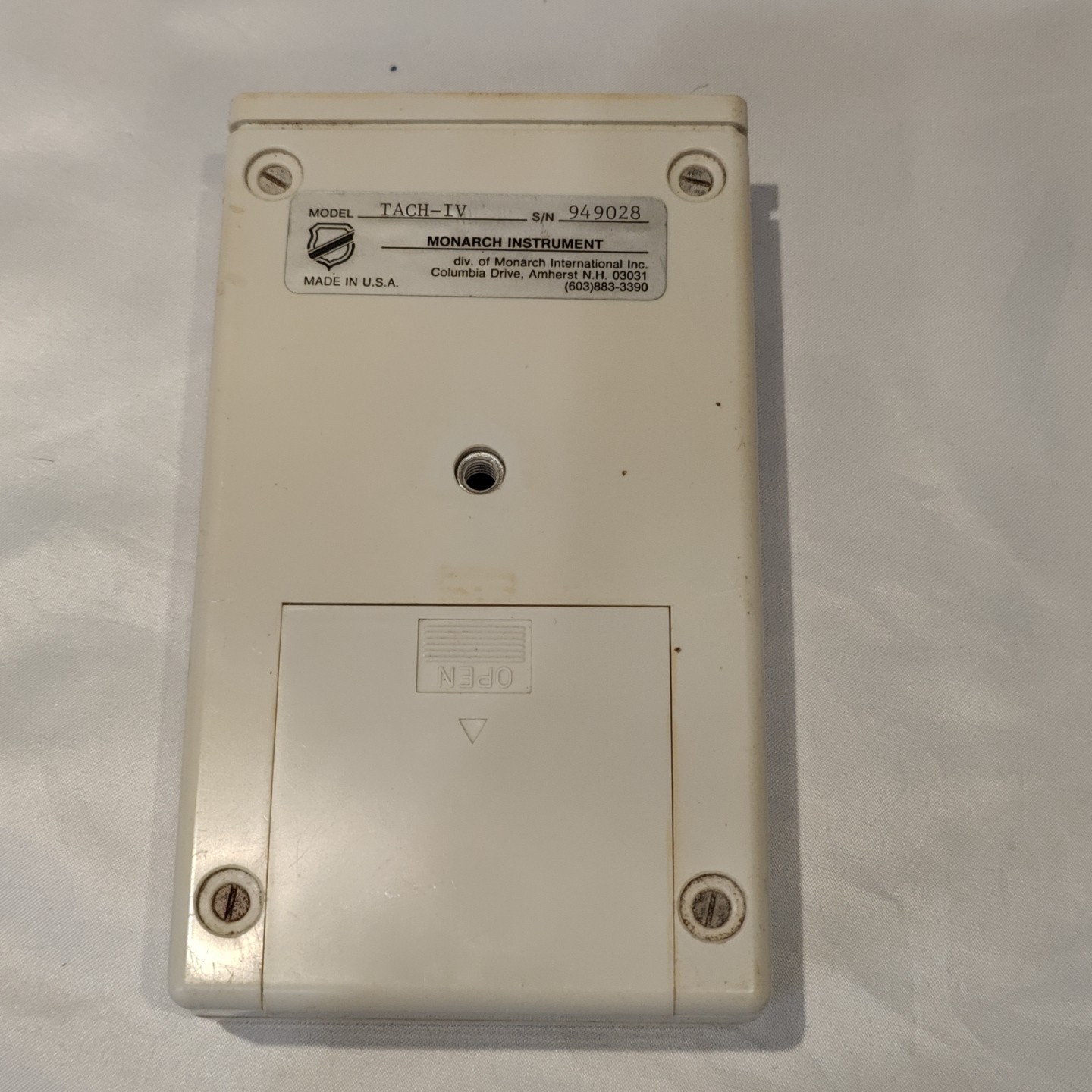 Monarch Tach-IV Digital Optical Tachometer ***Untested Powers On***